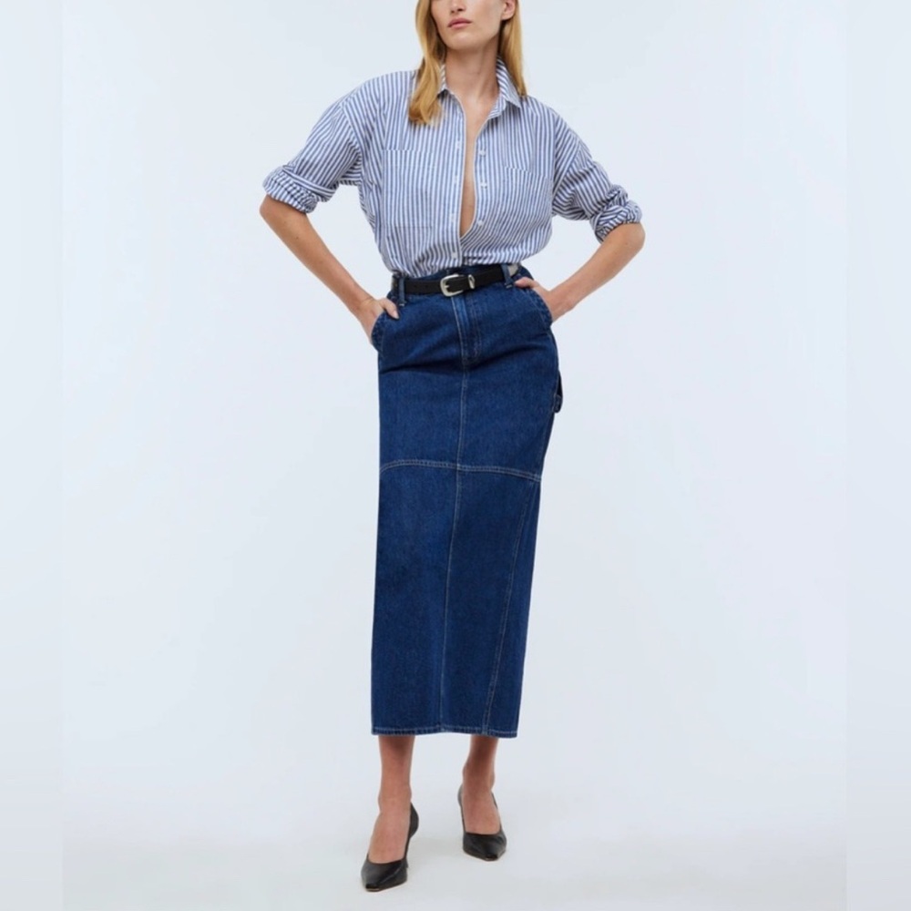 Madewell Denim Maxi Skirt